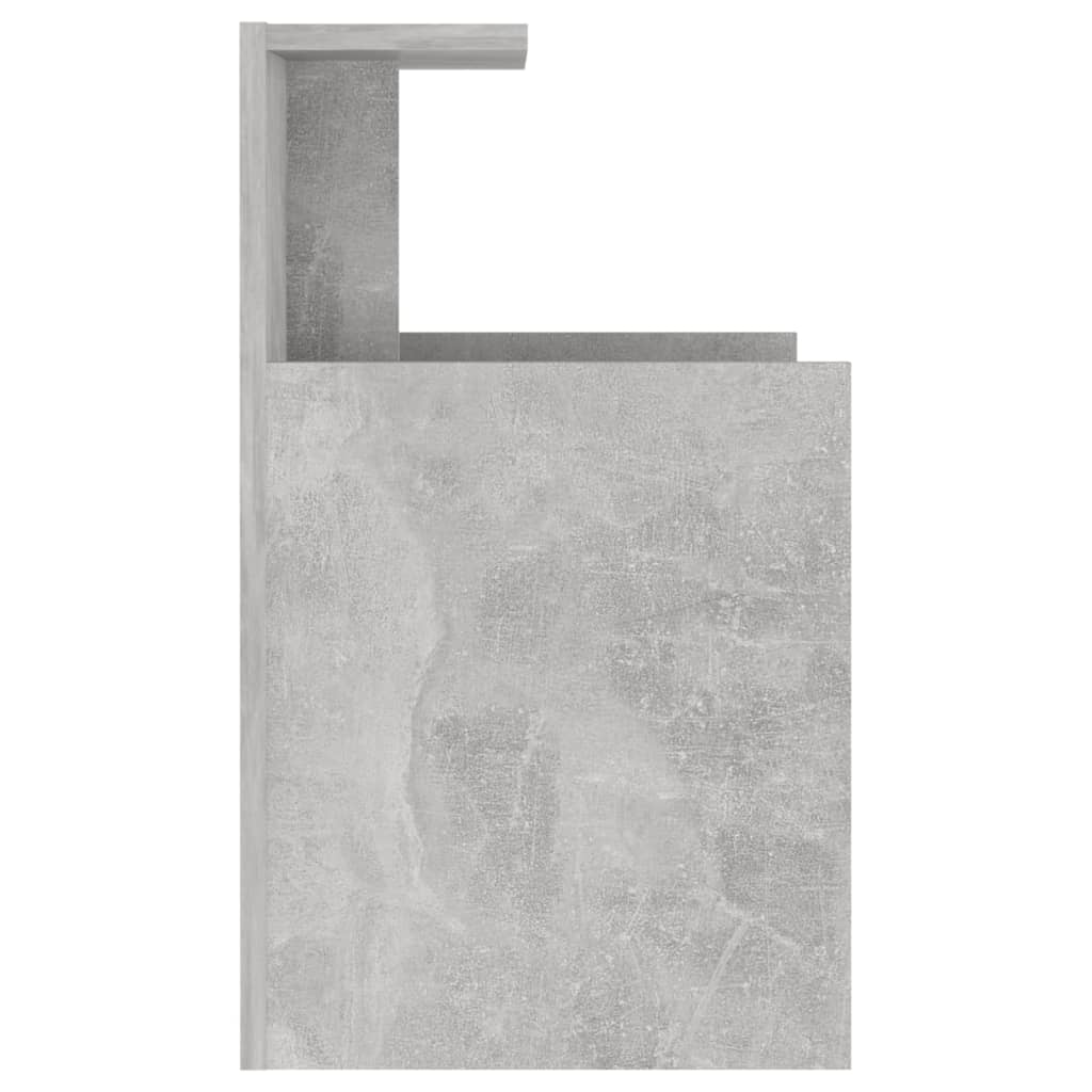 Noptiere, 2 buc., gri beton, 40x35x60 cm, PAL GartenMobel Dekor