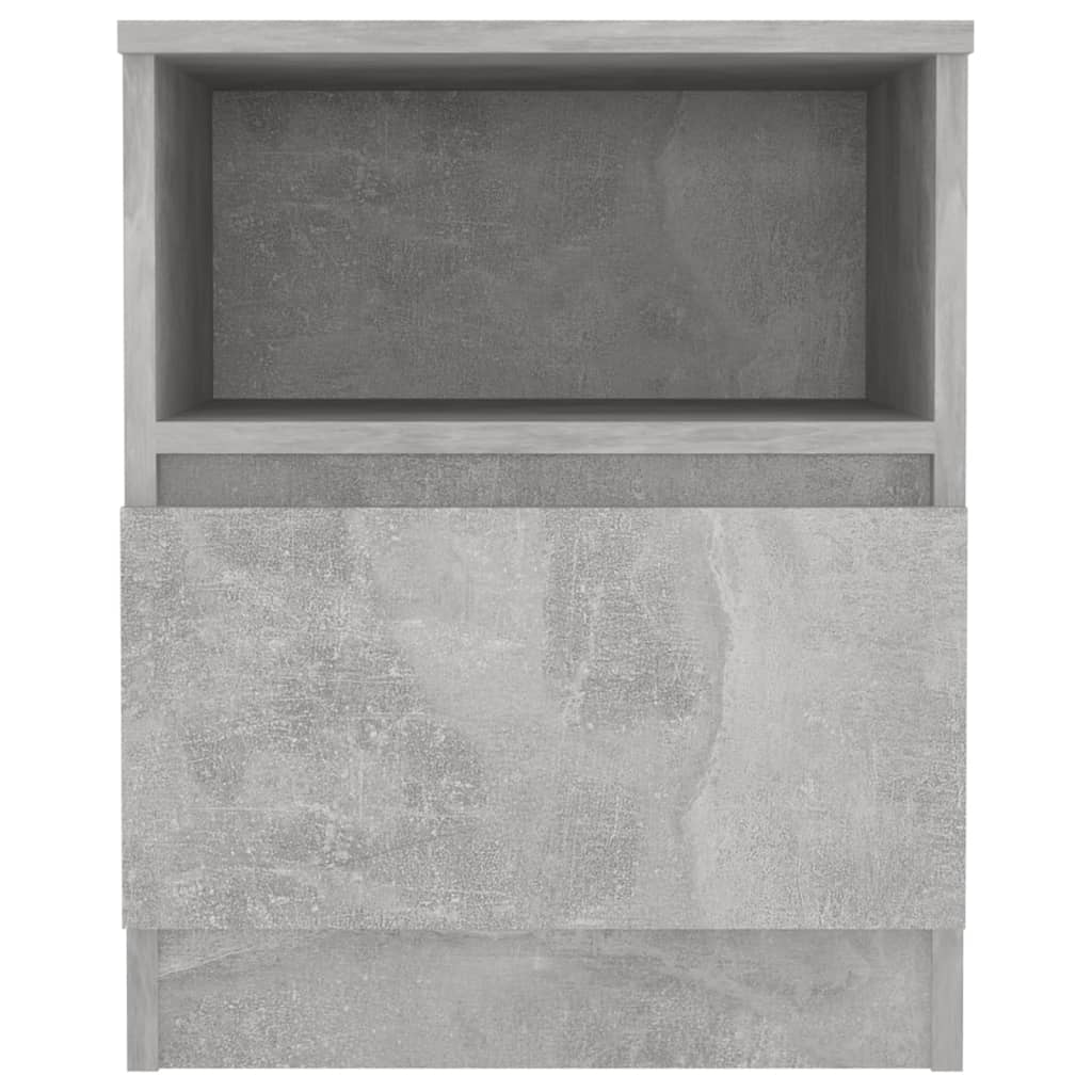 Noptiere, 2 buc., gri beton, 40x40x50 cm, PAL GartenMobel Dekor
