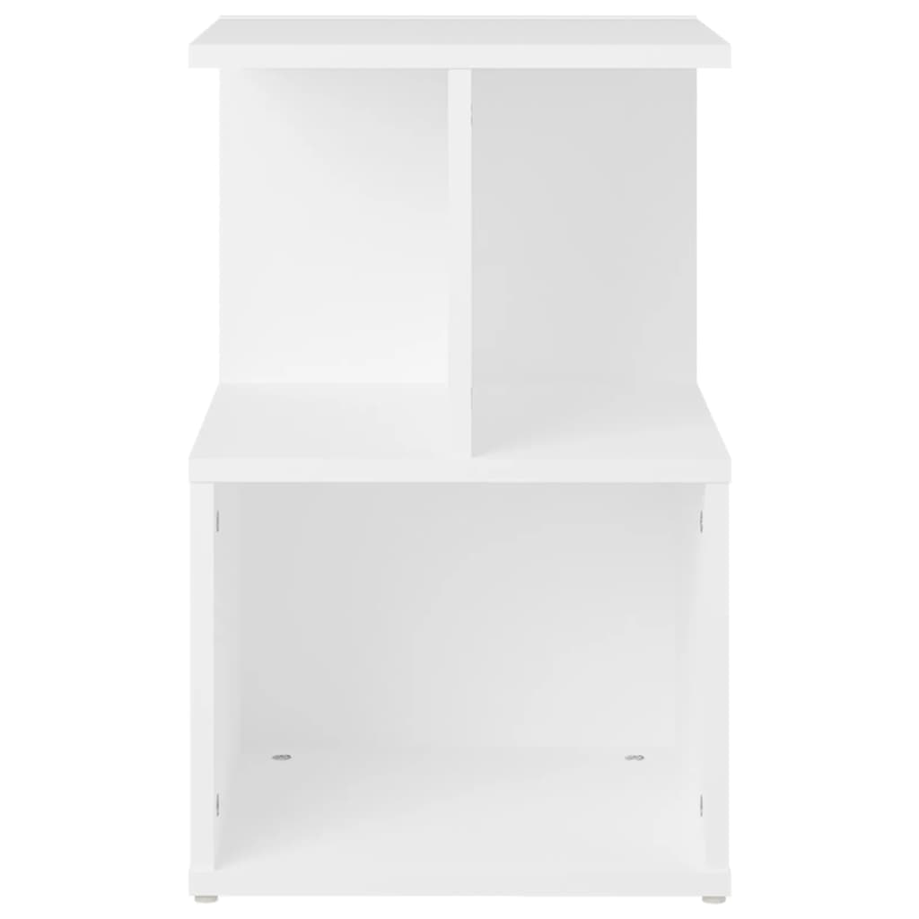 Noptiere, 2 buc., alb, 35x35x55 cm, PAL GartenMobel Dekor