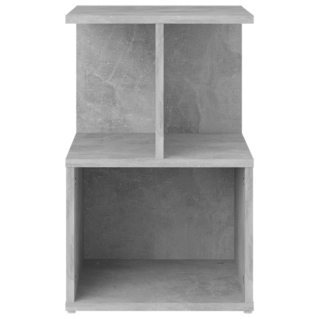 Noptiere, 2 buc., gri beton, 35x35x55 cm, PAL GartenMobel Dekor