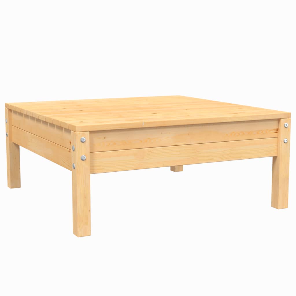 Set mobilier de grădină cu perne gri, 3 piese, lemn masiv pin GartenMobel Dekor