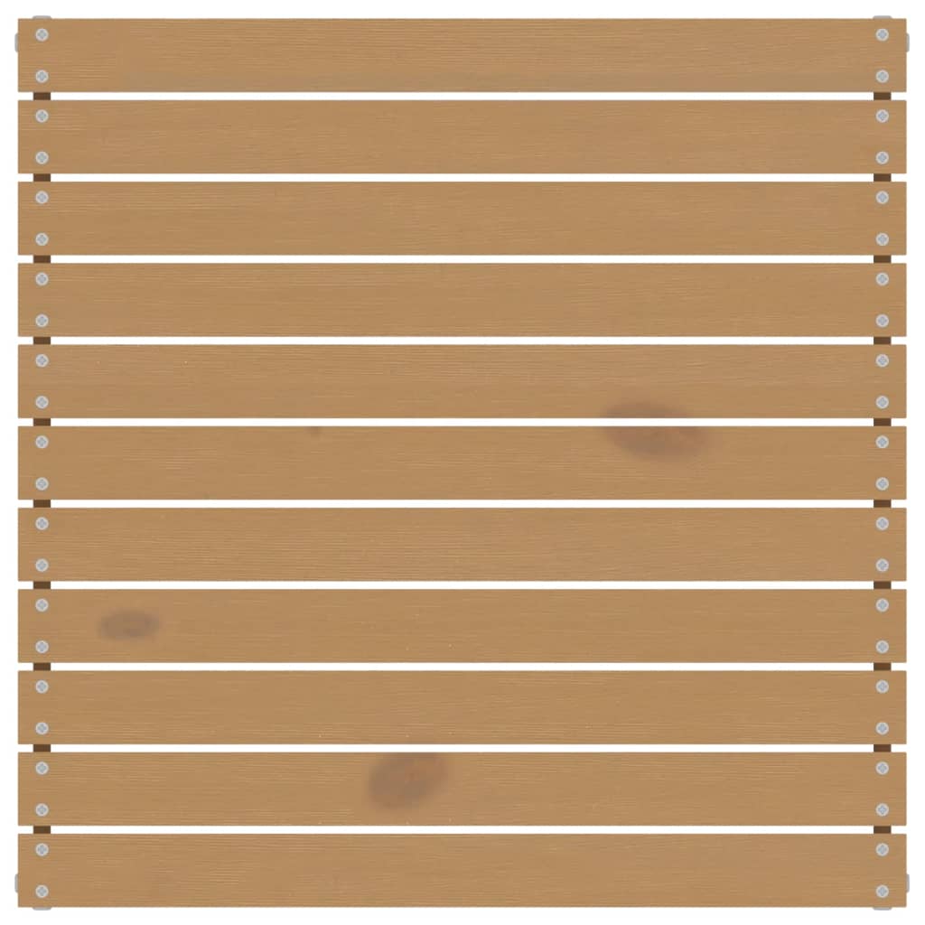 Set mobilier grădină cu perne crem, 3 piese, lemn masiv de pin GartenMobel Dekor