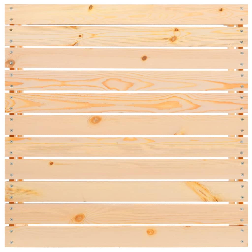 Set mobilier grădină cu perne crem, 3 piese, lemn masiv de pin GartenMobel Dekor