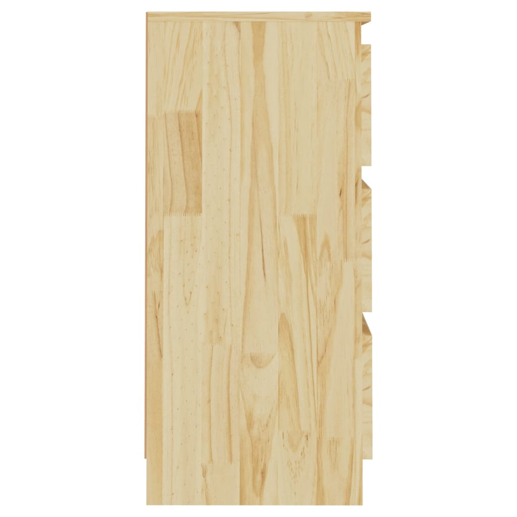 Noptiere, 2 buc., 40x29,5x64 cm, lemn masiv de pin GartenMobel Dekor