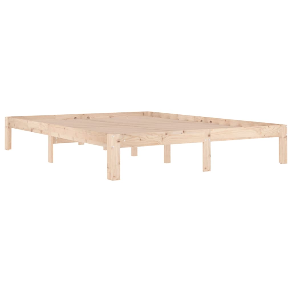 Cadru de pat King Size, 150x200 cm, lemn masiv GartenMobel Dekor