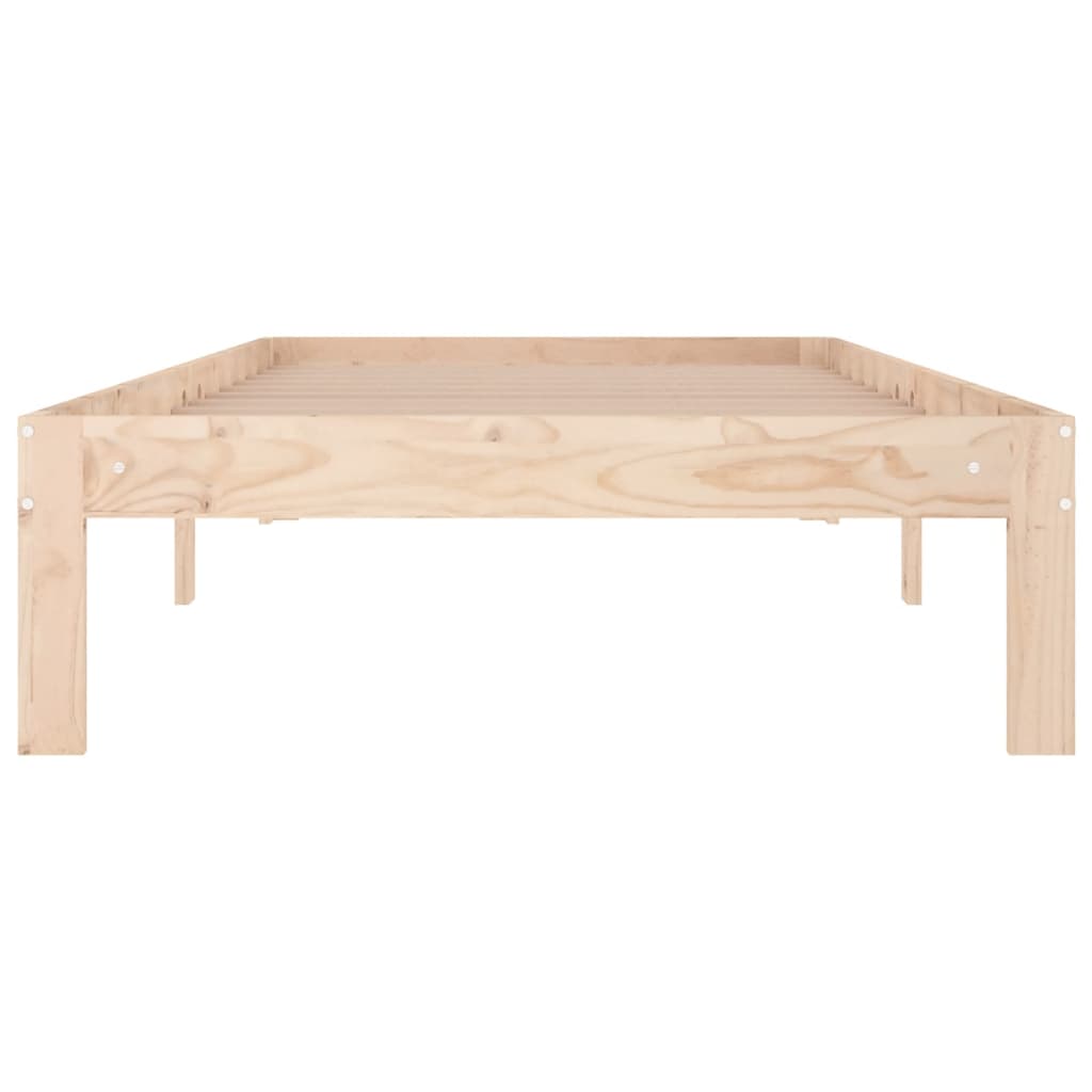 Cadru de pat single, 90x190 cm, lemn masiv GartenMobel Dekor