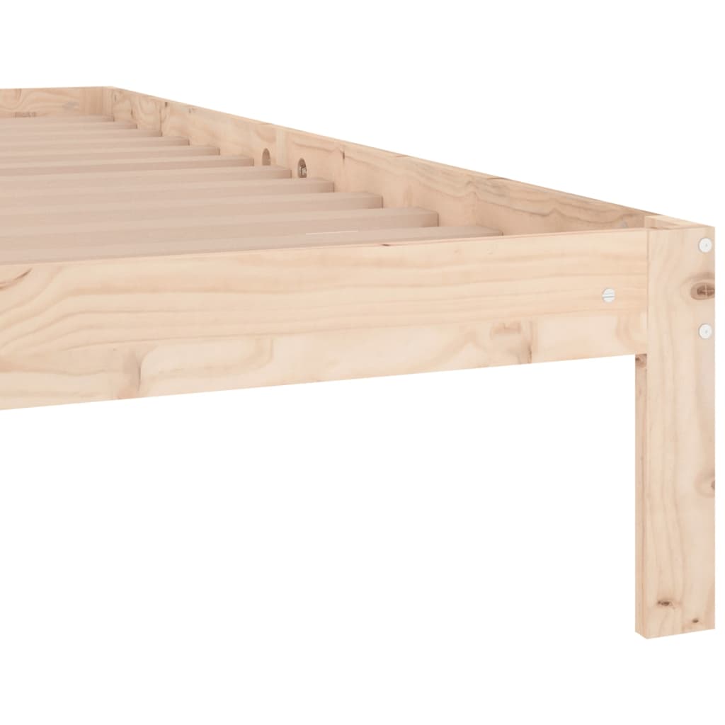 Cadru de pat single, 90x190 cm, lemn masiv GartenMobel Dekor