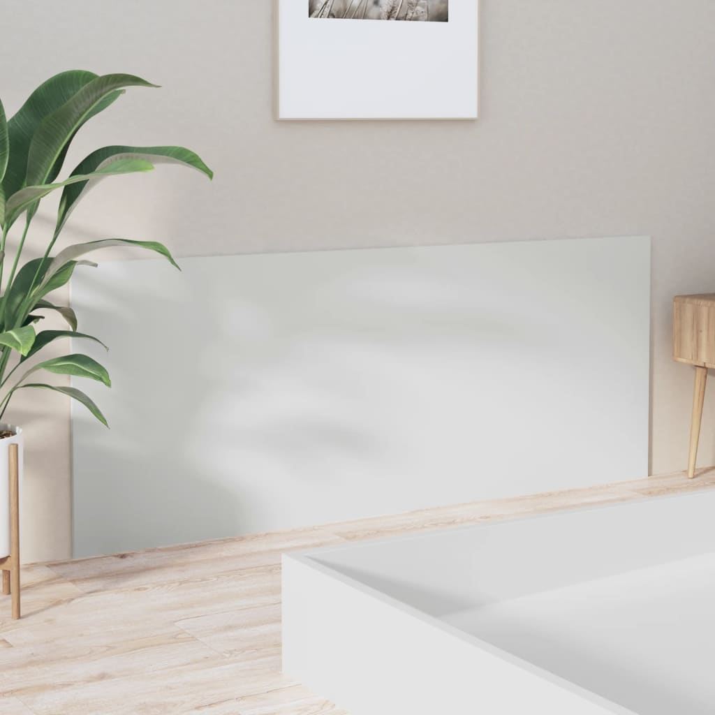 Tăblie de pat,alb extralucios, 200x1,5x80 cm, lemn prelucrat GartenMobel Dekor