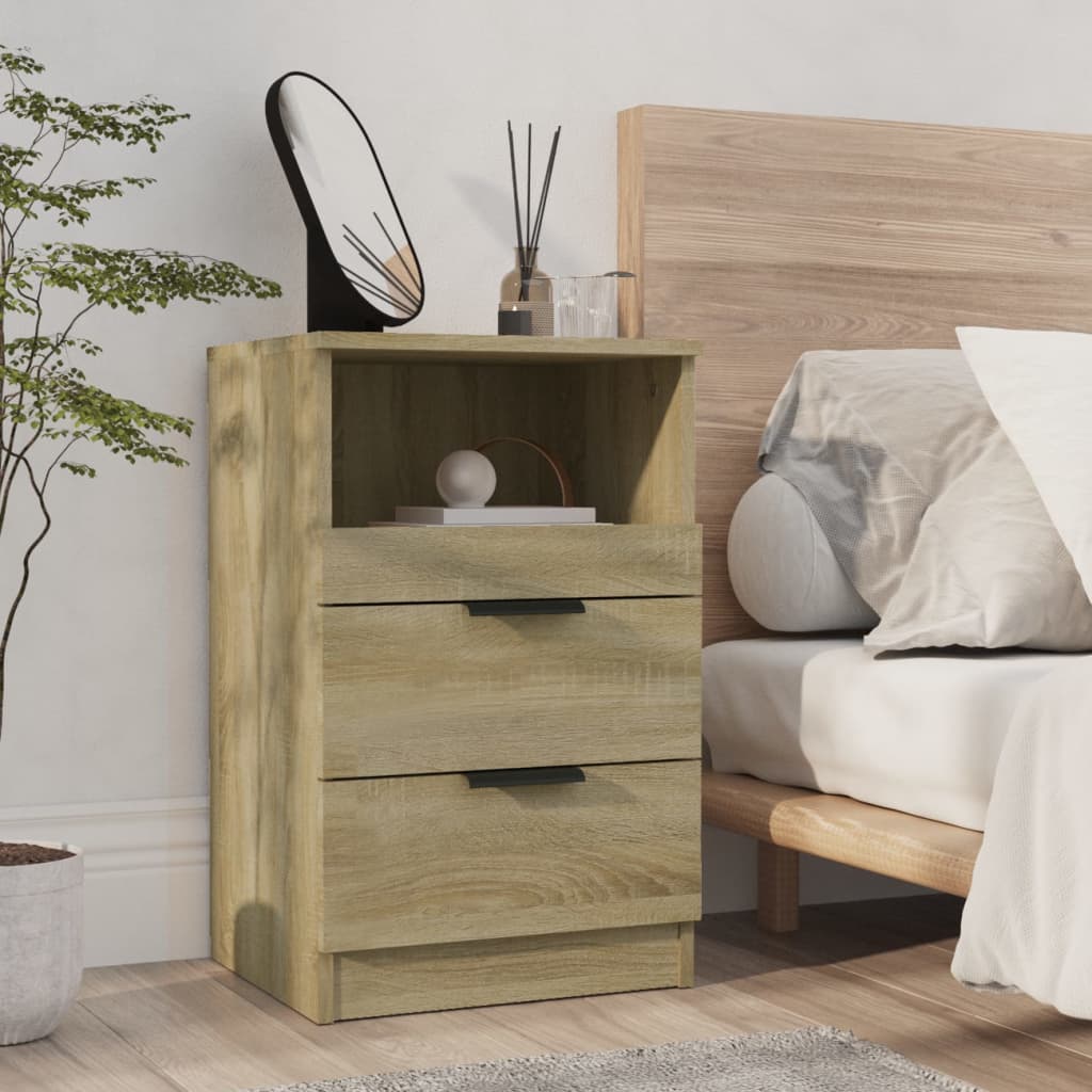 Noptiere, 2 buc., stejar sonoma, lemn prelucrat GartenMobel Dekor