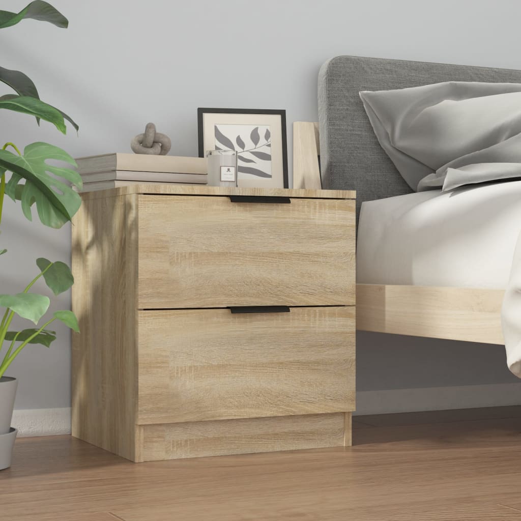 Noptiere, 2 buc., stejar sonoma, lemn prelucrat GartenMobel Dekor
