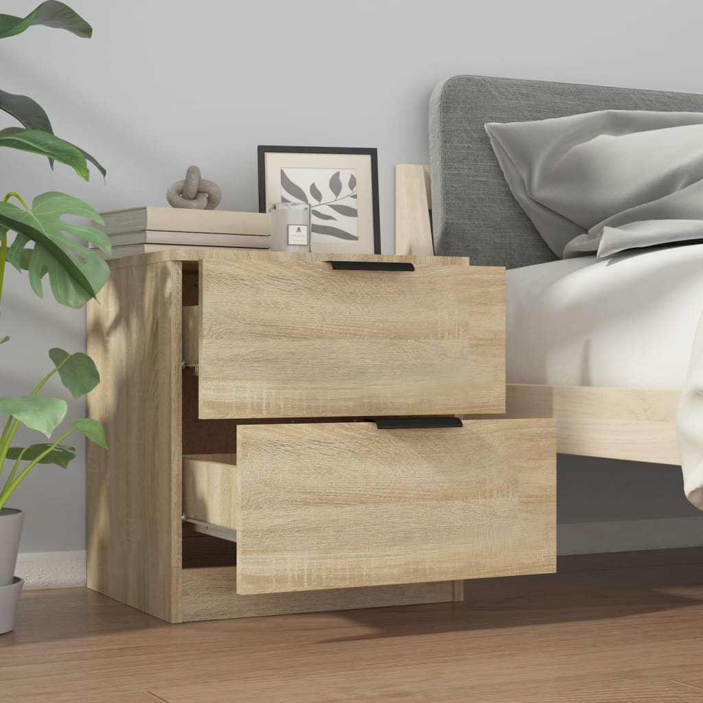 Noptiere, 2 buc., stejar sonoma, lemn prelucrat GartenMobel Dekor