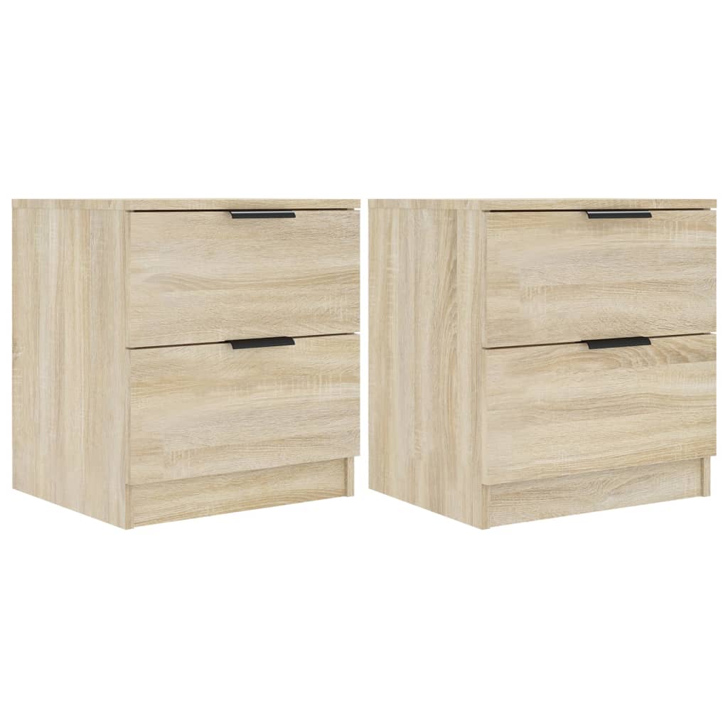 Noptiere, 2 buc., stejar sonoma, lemn prelucrat GartenMobel Dekor