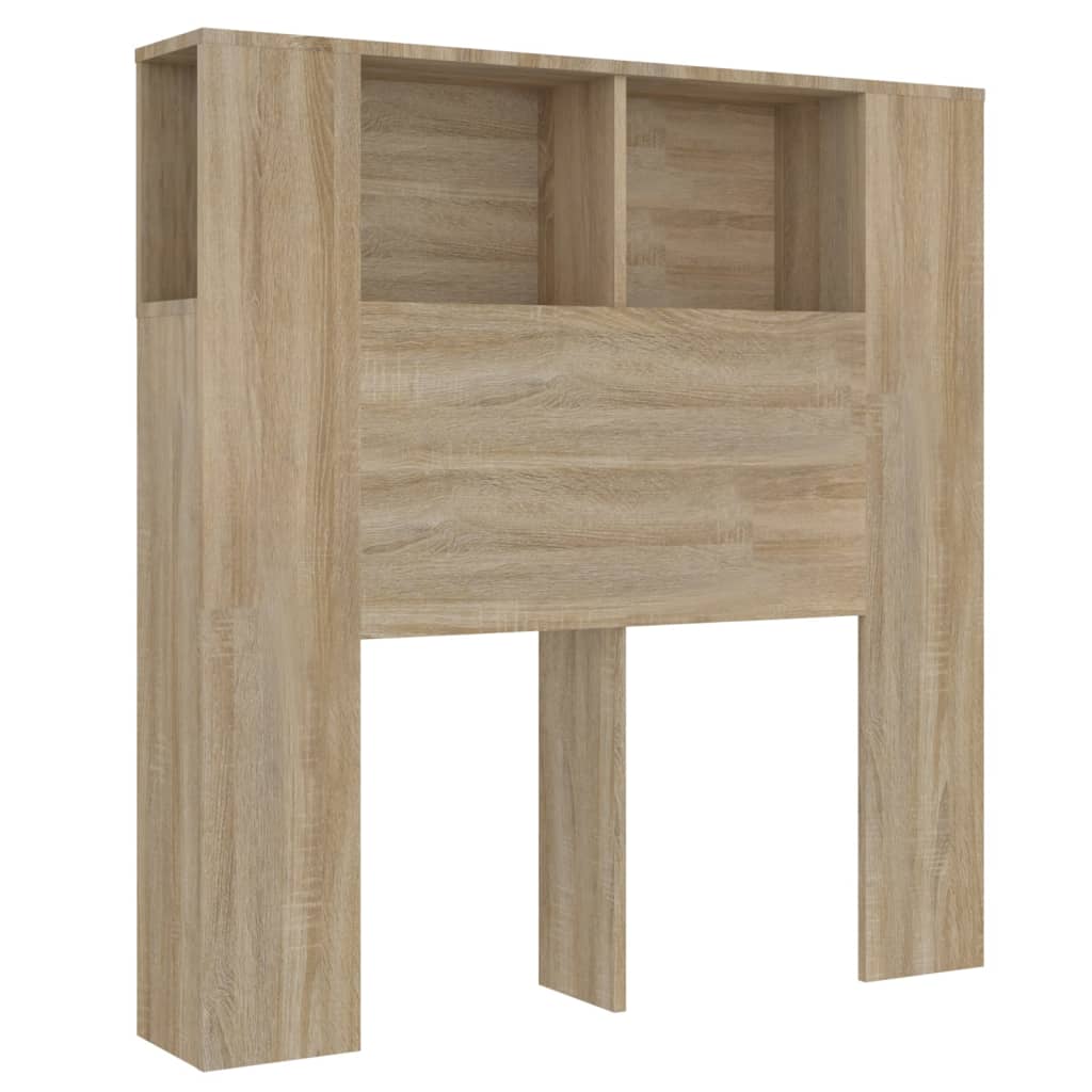 Tăblie de pat cu dulap, stejar sonoma, 100x18,5x104,5 cm GartenMobel Dekor