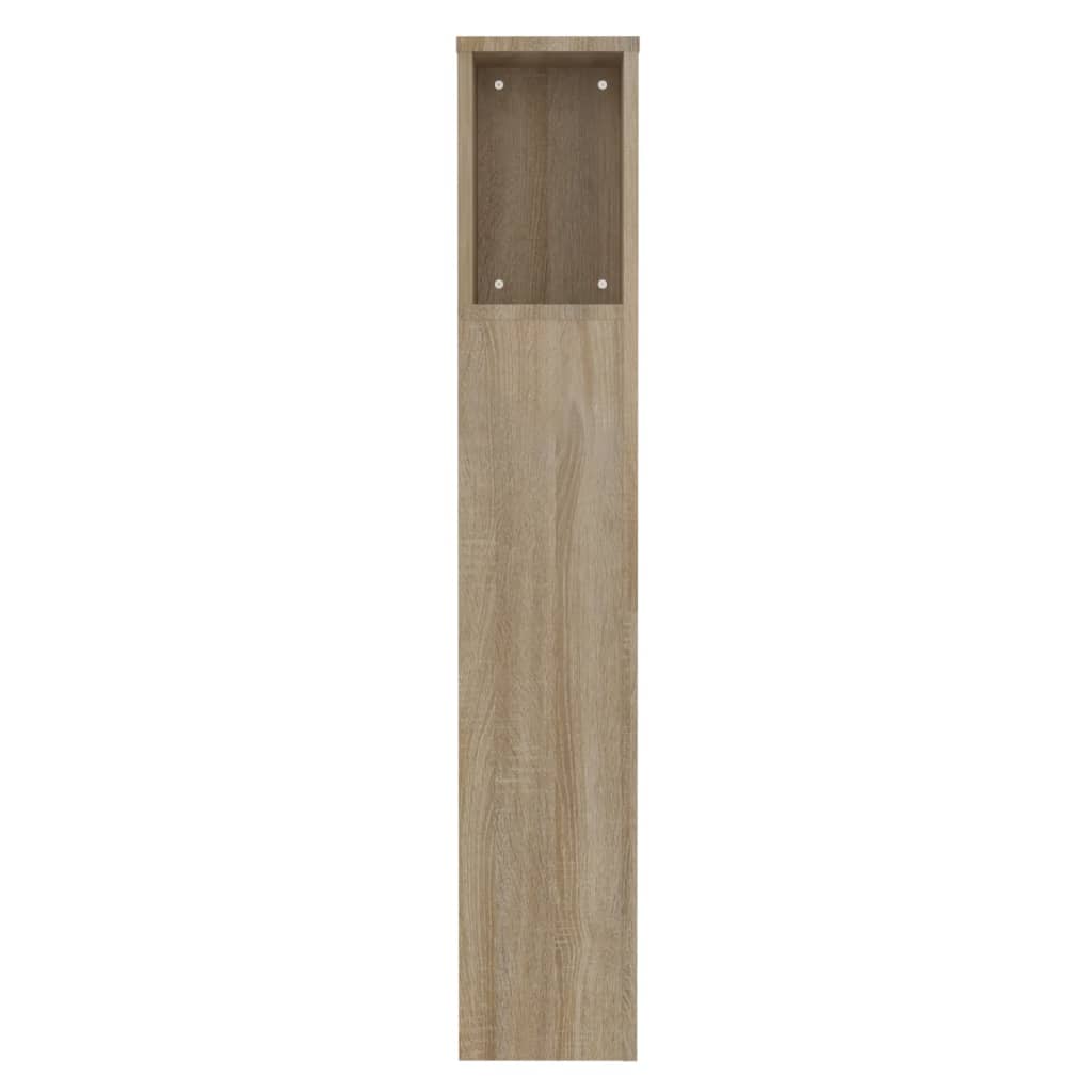 Tăblie de pat cu dulap, stejar sonoma, 100x18,5x104,5 cm GartenMobel Dekor