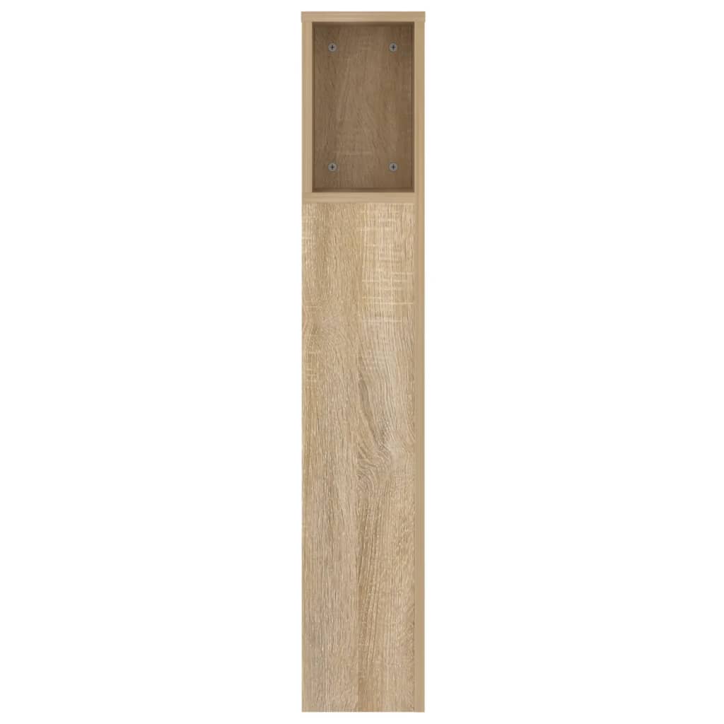 Tăblie de pat cu dulap, stejar sonoma, 140x18,5x104,5 cm GartenMobel Dekor