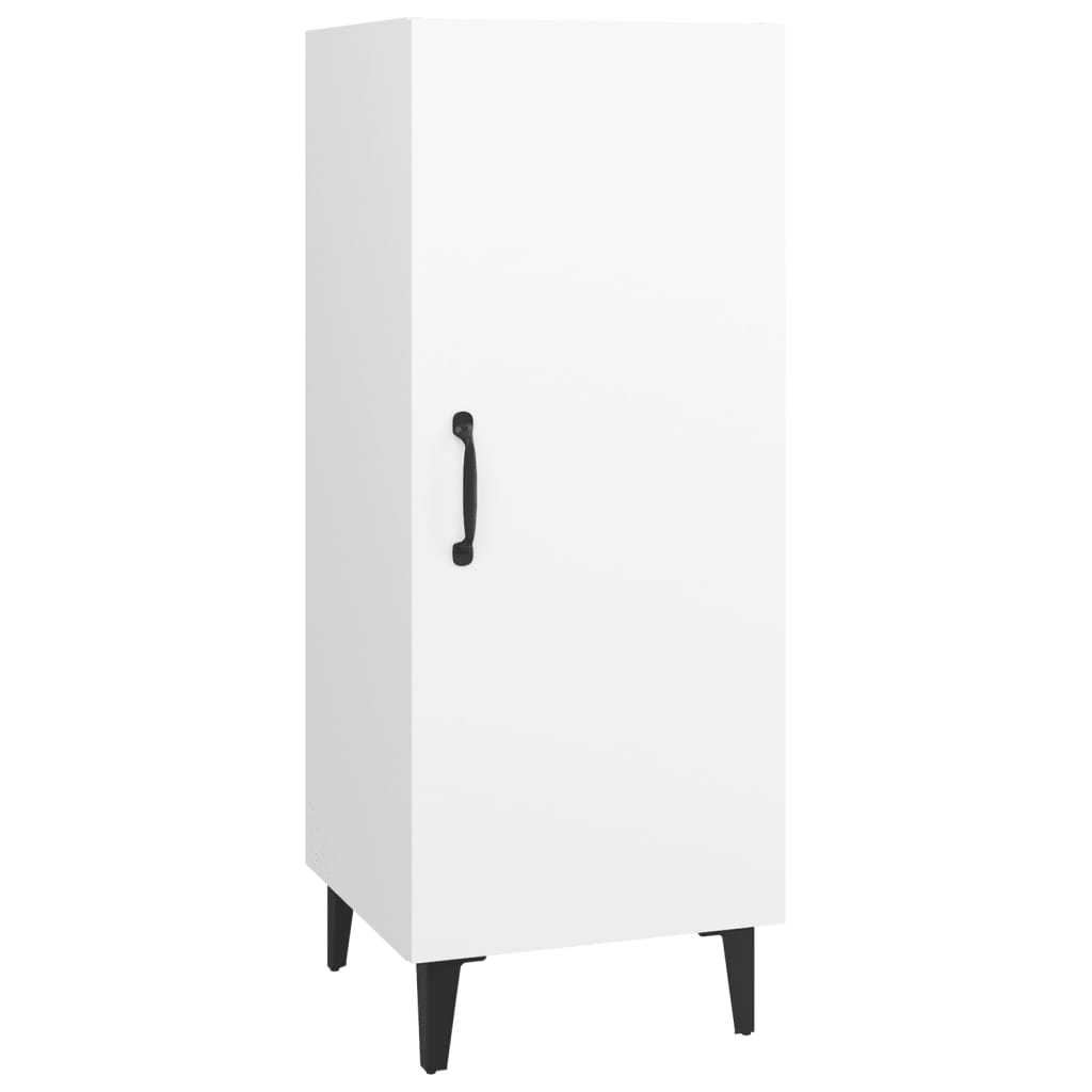 Servantă, alb, 34,5x34x90 cm, lemn compozit GartenMobel Dekor