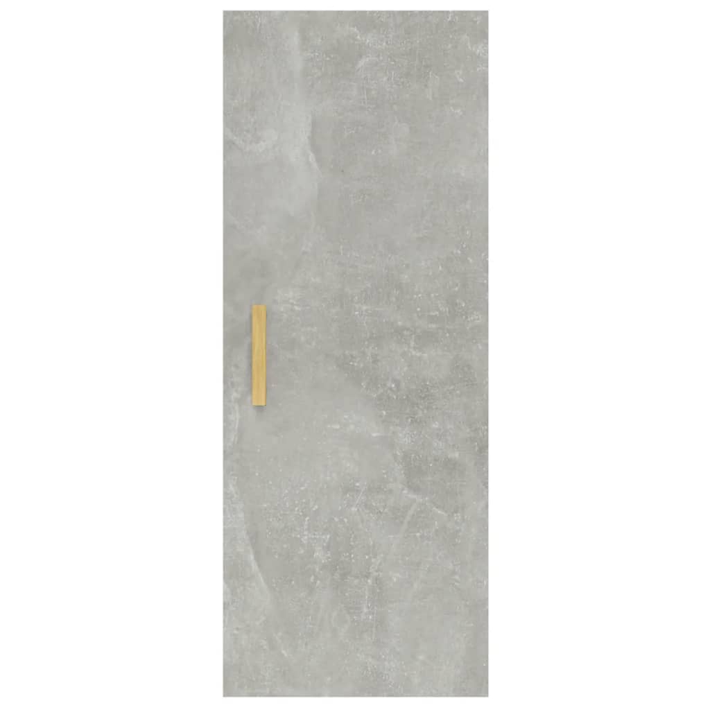 Dulap de perete, gri beton, 34,5x34x90 cm, lemn compozit GartenMobel Dekor