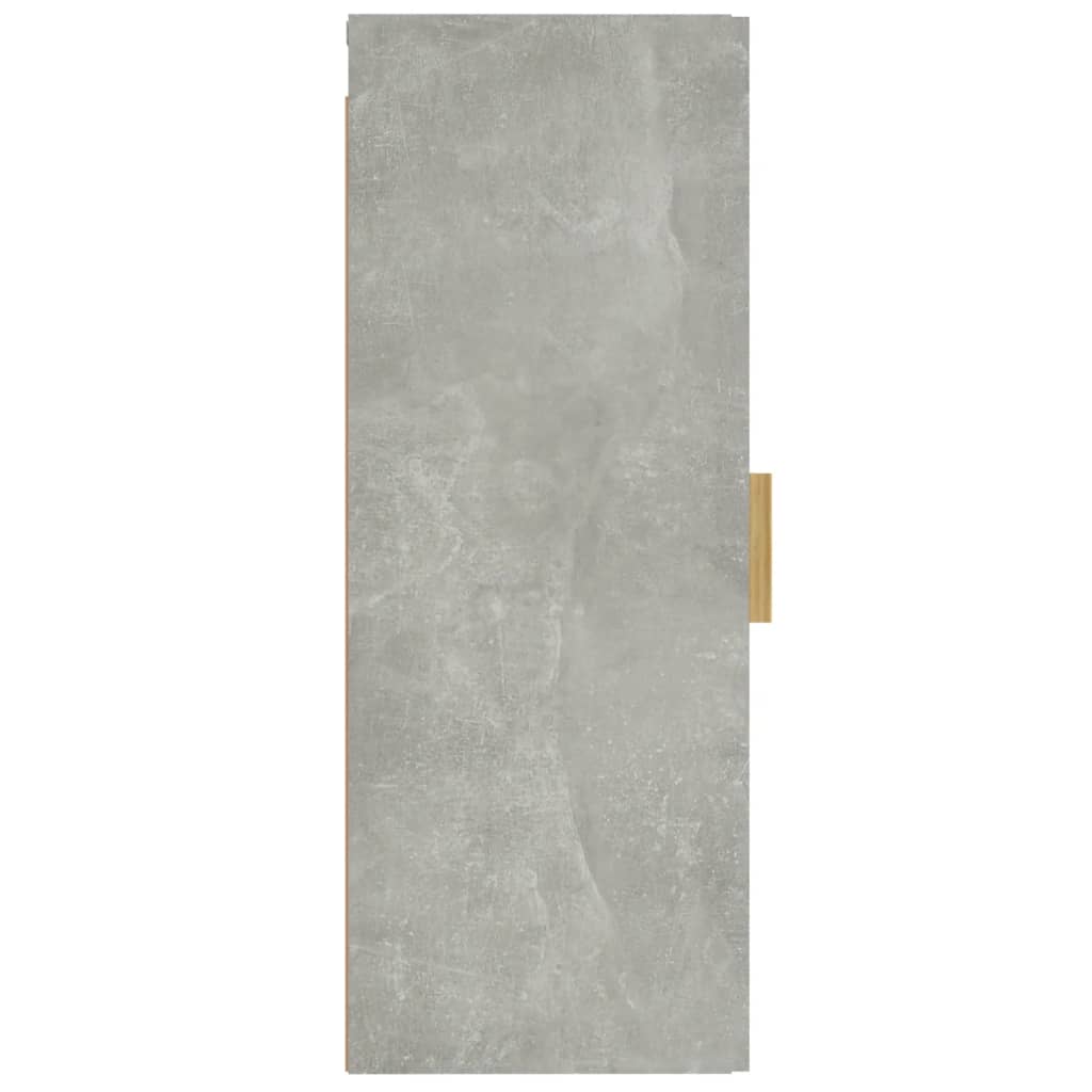 Dulap de perete, gri beton, 34,5x34x90 cm, lemn compozit GartenMobel Dekor