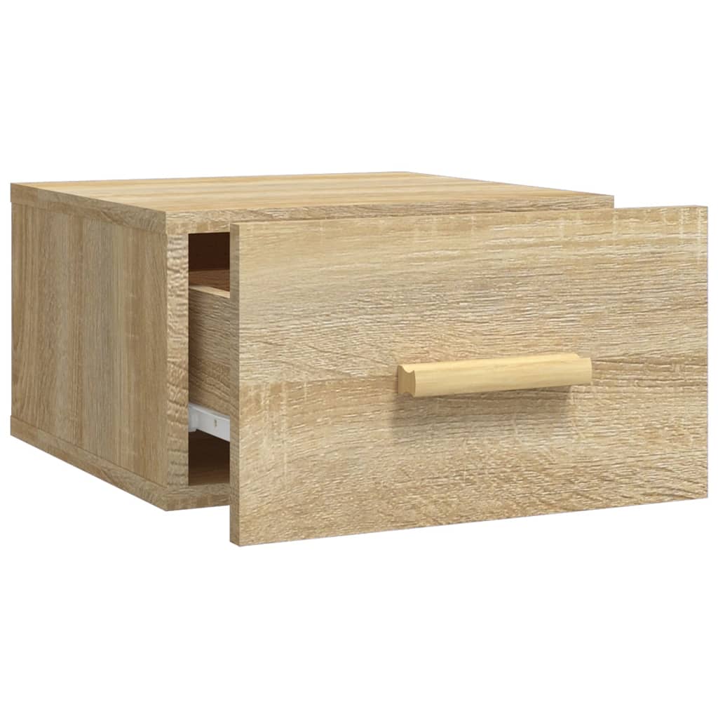 Noptiere de perete, 2 buc., stejar sonoma, 35x35x20 cm GartenMobel Dekor