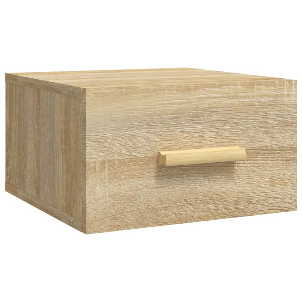 Noptiere de perete, 2 buc., stejar sonoma, 35x35x20 cm GartenMobel Dekor