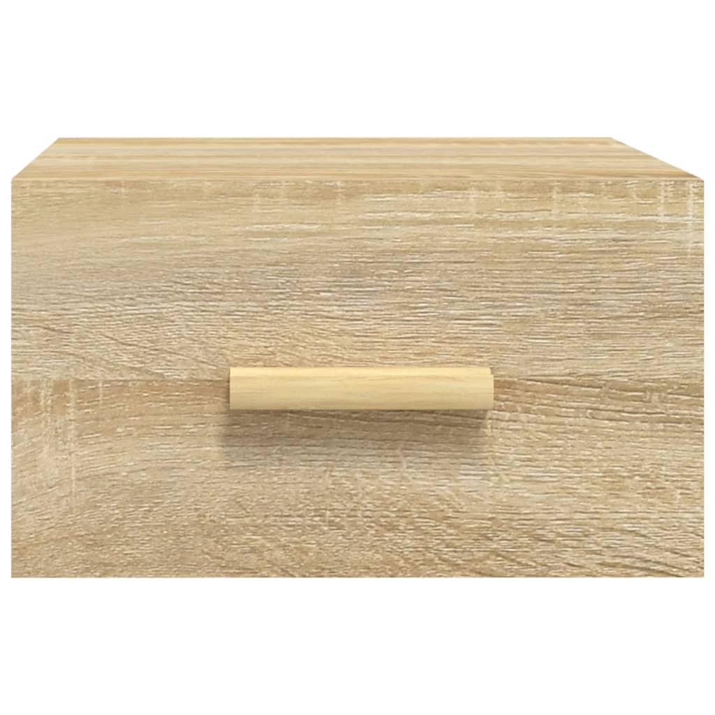 Noptiere de perete, 2 buc., stejar sonoma, 35x35x20 cm GartenMobel Dekor