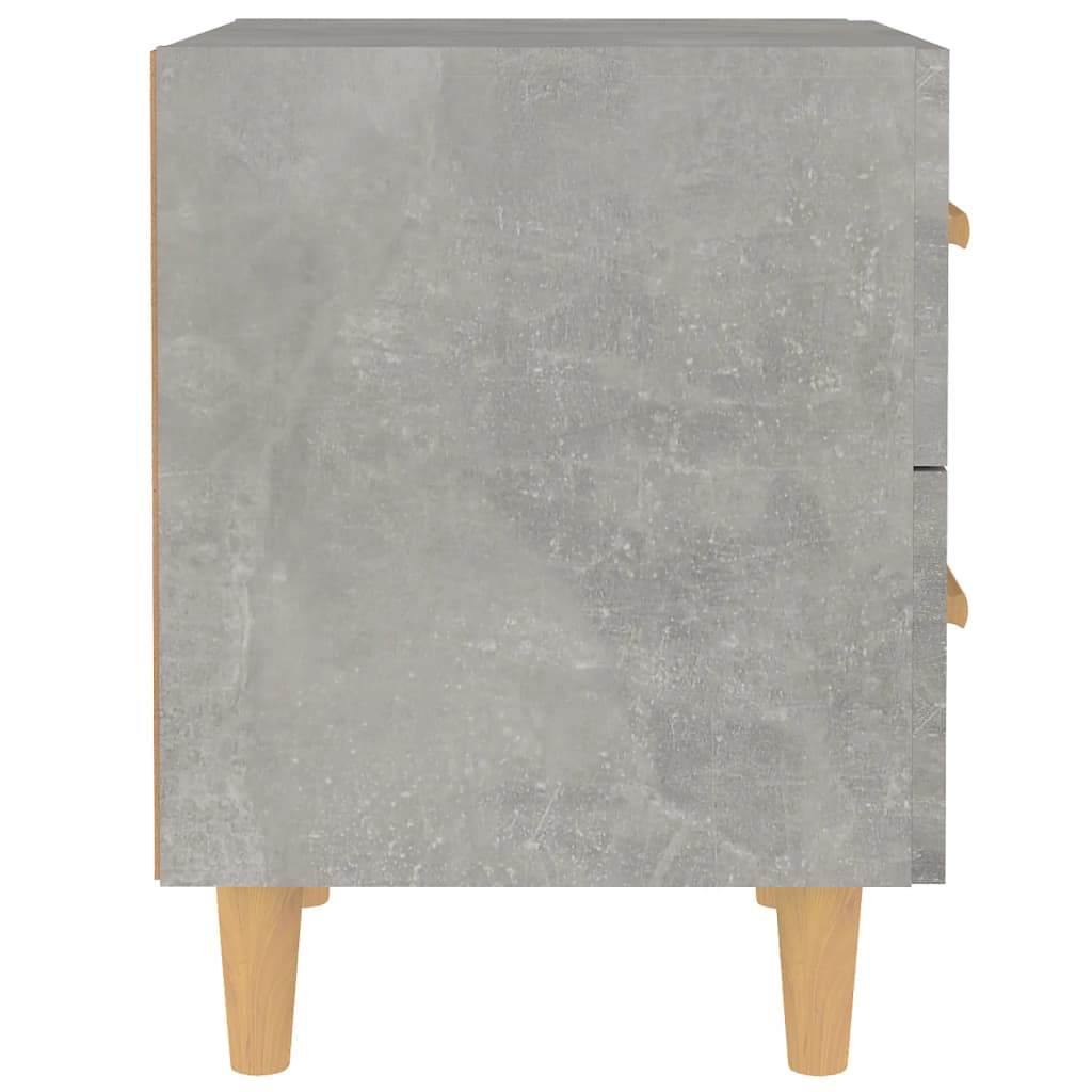 Noptiere, 2 buc., gri beton, 40x35x47,5 cm GartenMobel Dekor