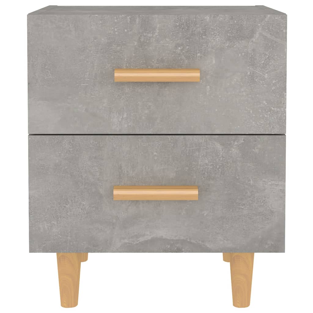 Noptiere, 2 buc., gri beton, 40x35x47,5 cm GartenMobel Dekor