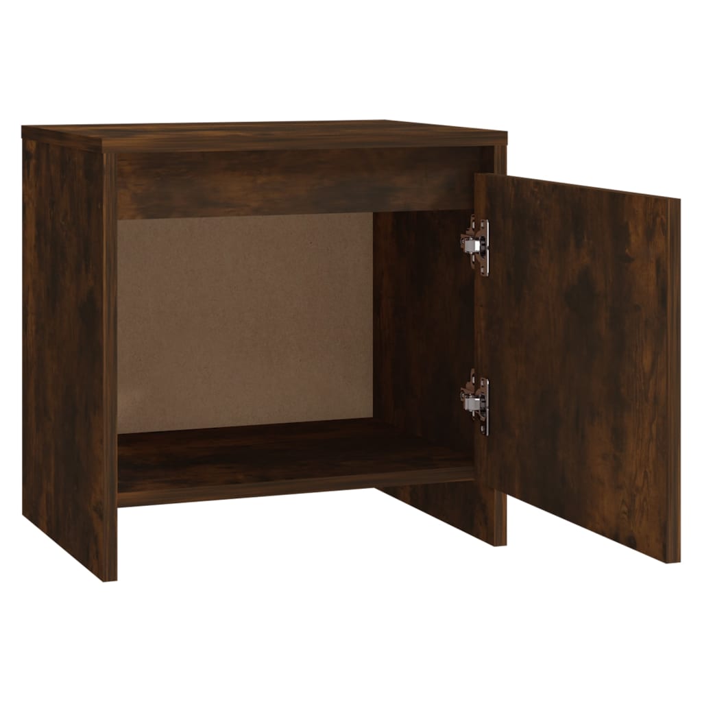 Noptiere, 2 buc., stejar afumat, 45x34x44,5 cm, PAL GartenMobel Dekor