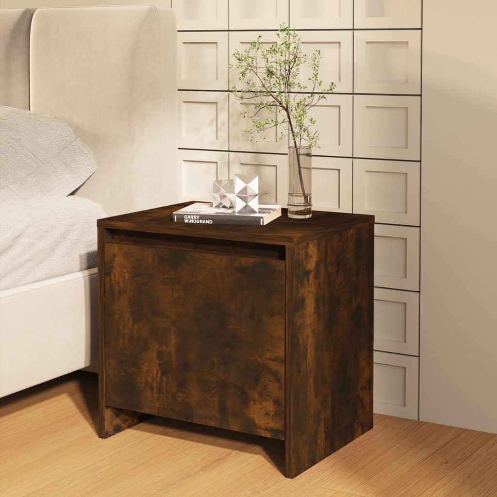 Noptiere, 2 buc., stejar afumat, 45x34x44,5 cm, PAL GartenMobel Dekor