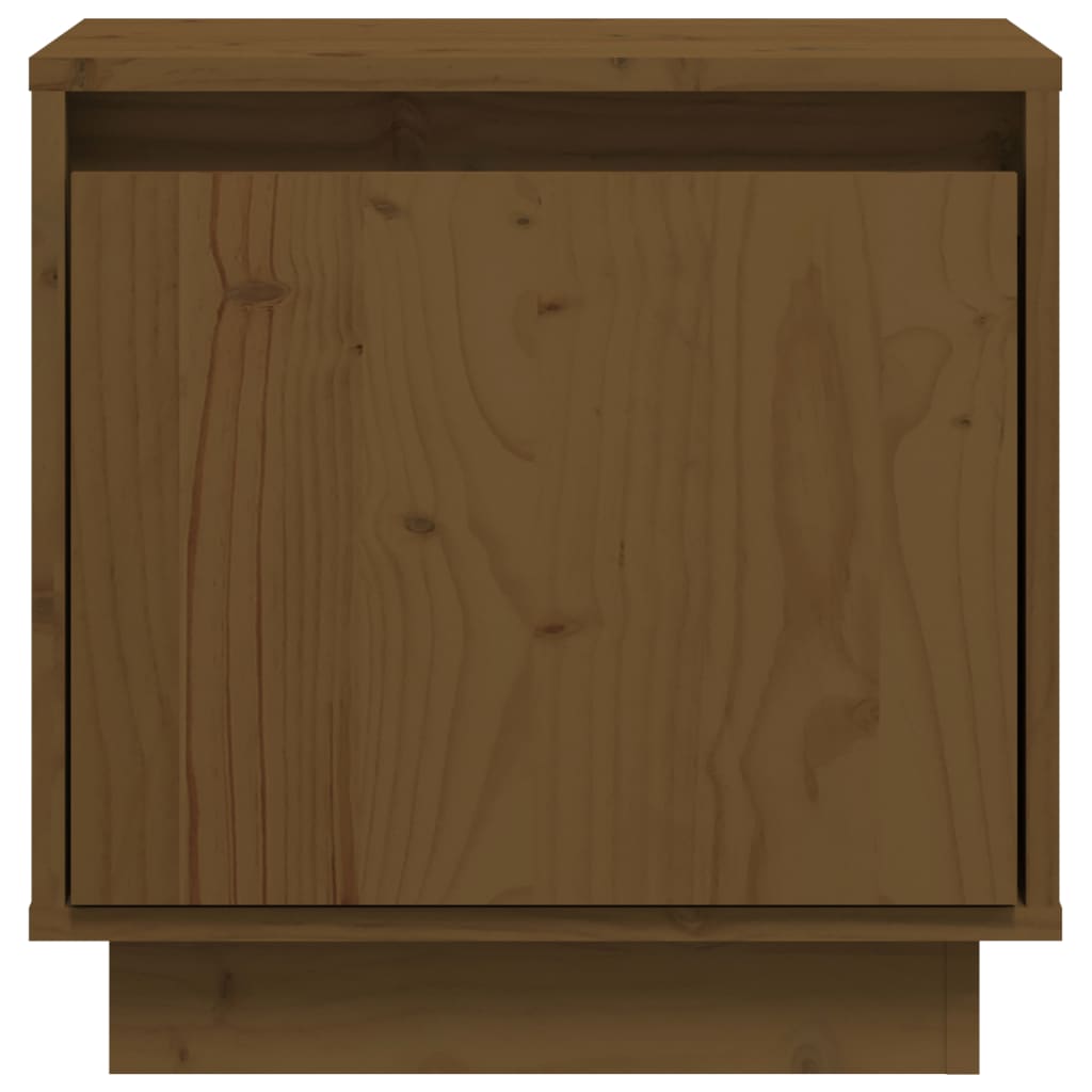 Noptiere, 2 buc, maro miere, 40x30x40 cm, lemn masiv de pin GartenMobel Dekor