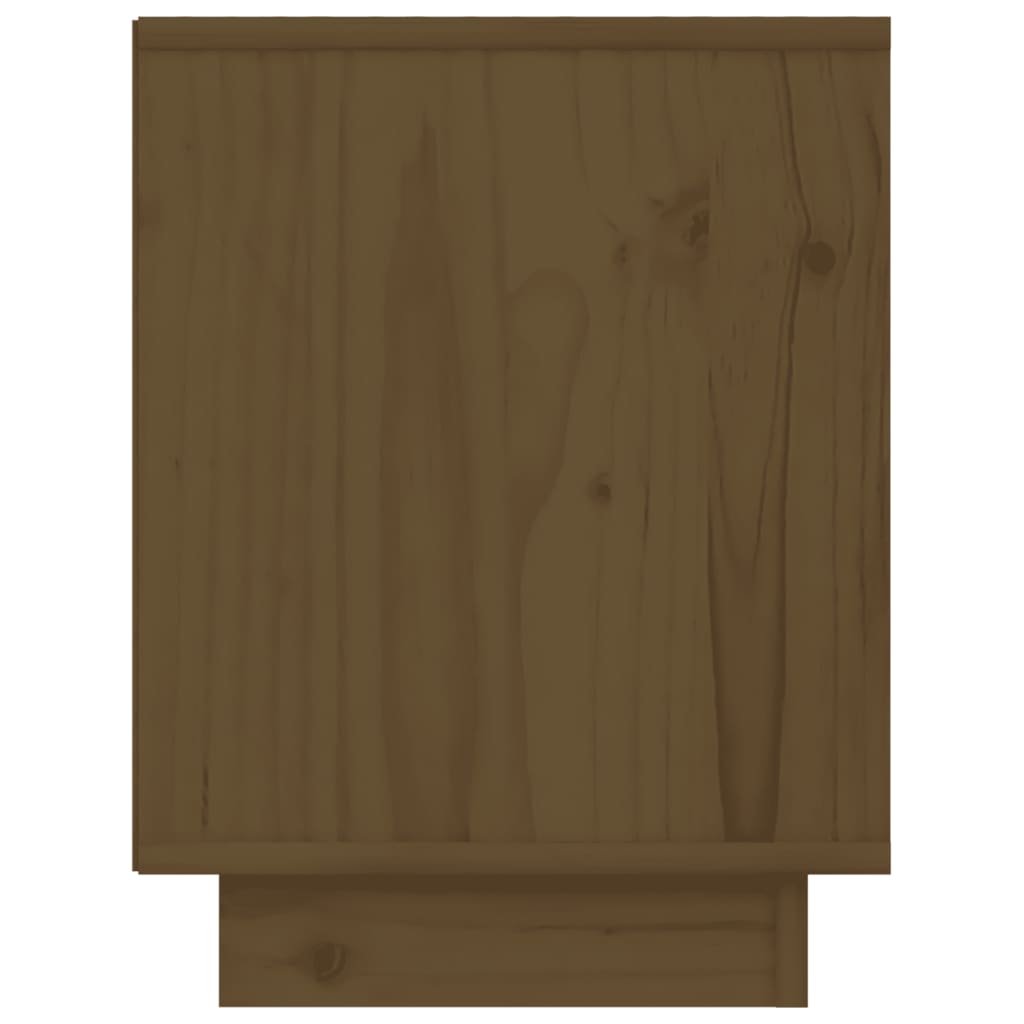 Noptiere, 2 buc, maro miere, 40x30x40 cm, lemn masiv de pin GartenMobel Dekor