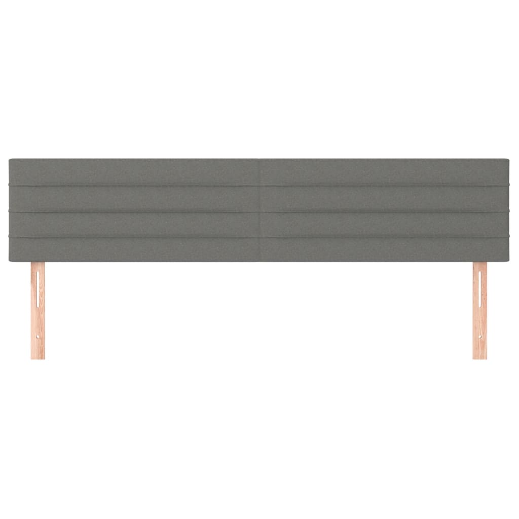 Pat box spring cu saltea, gri închis, 120x190 cm, textil GartenMobel Dekor