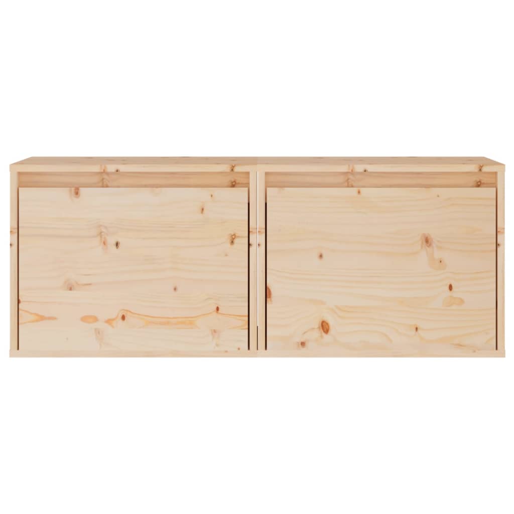 Dulapuri de perete, 2 buc., 45x30x35 cm, lemn masiv de pin GartenMobel Dekor