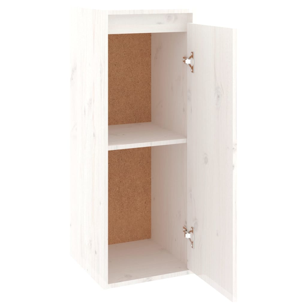 Dulapuri de perete, 2 buc., alb, 30x30x80 cm, lemn masiv de pin GartenMobel Dekor