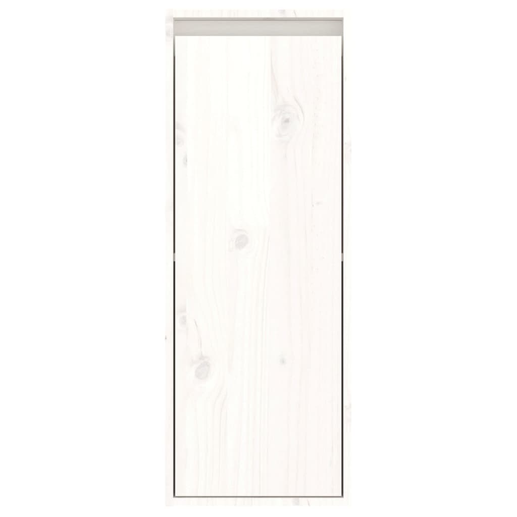 Dulapuri de perete, 2 buc., alb, 30x30x80 cm, lemn masiv de pin GartenMobel Dekor