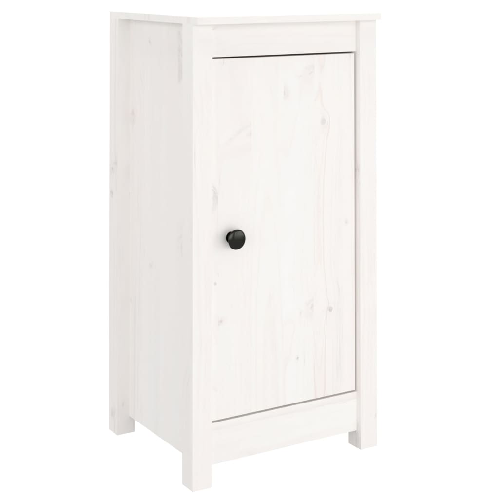 Servante, 2 buc., alb, 40x35x80 cm, lemn masiv de pin GartenMobel Dekor