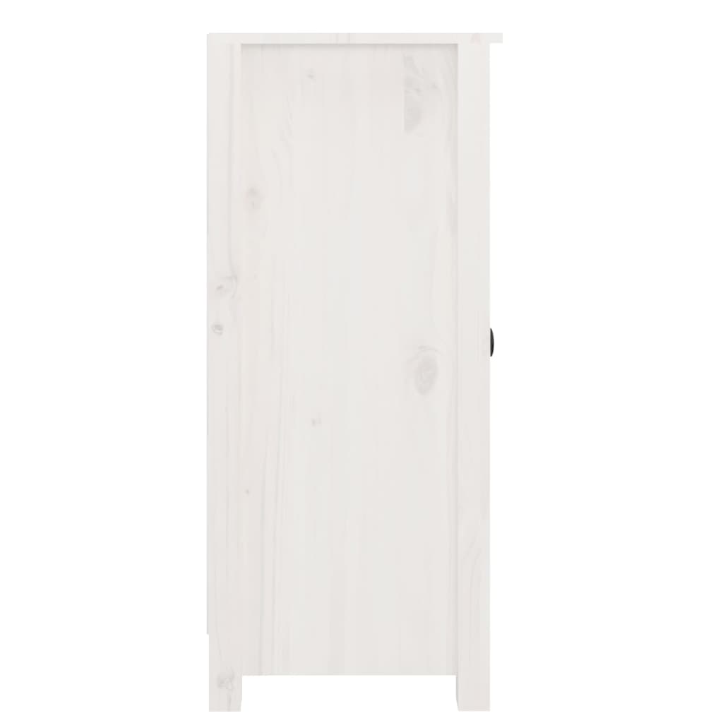 Servante, 2 buc., alb, 40x35x80 cm, lemn masiv de pin GartenMobel Dekor