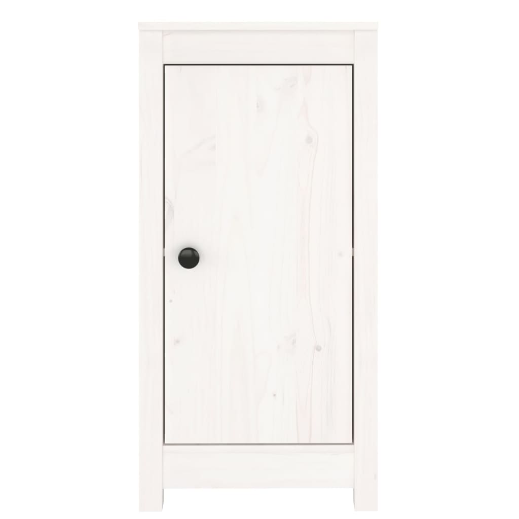 Servante, 2 buc., alb, 40x35x80 cm, lemn masiv de pin GartenMobel Dekor