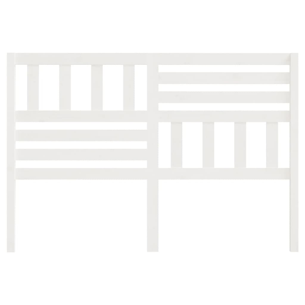 Tăblie de pat, alb, 156x4x100 cm, lemn masiv de pin GartenMobel Dekor