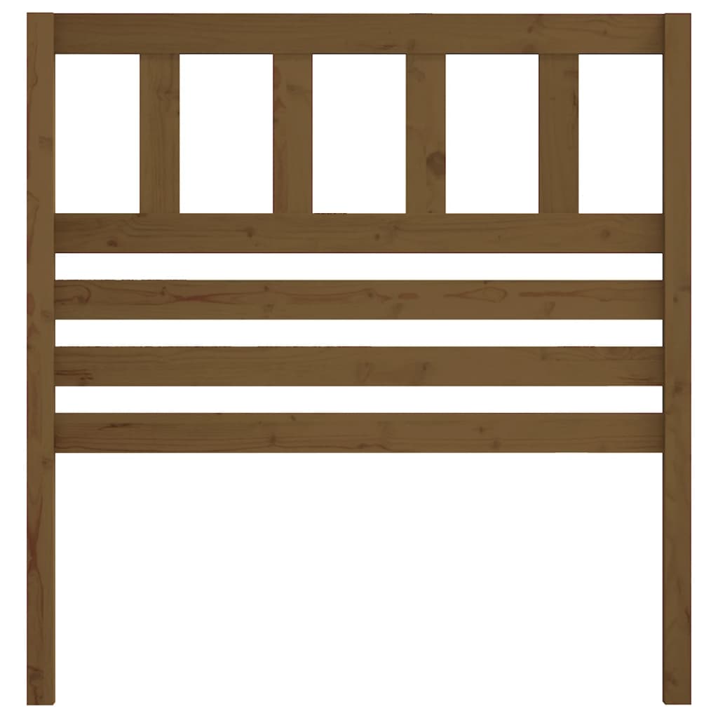 Tăblie de pat, maro miere, 106x4x100 cm, lemn masiv de pin GartenMobel Dekor