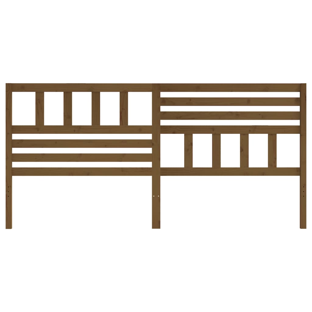 Tăblie de pat, maro miere, 186x4x100 cm, lemn masiv de pin GartenMobel Dekor