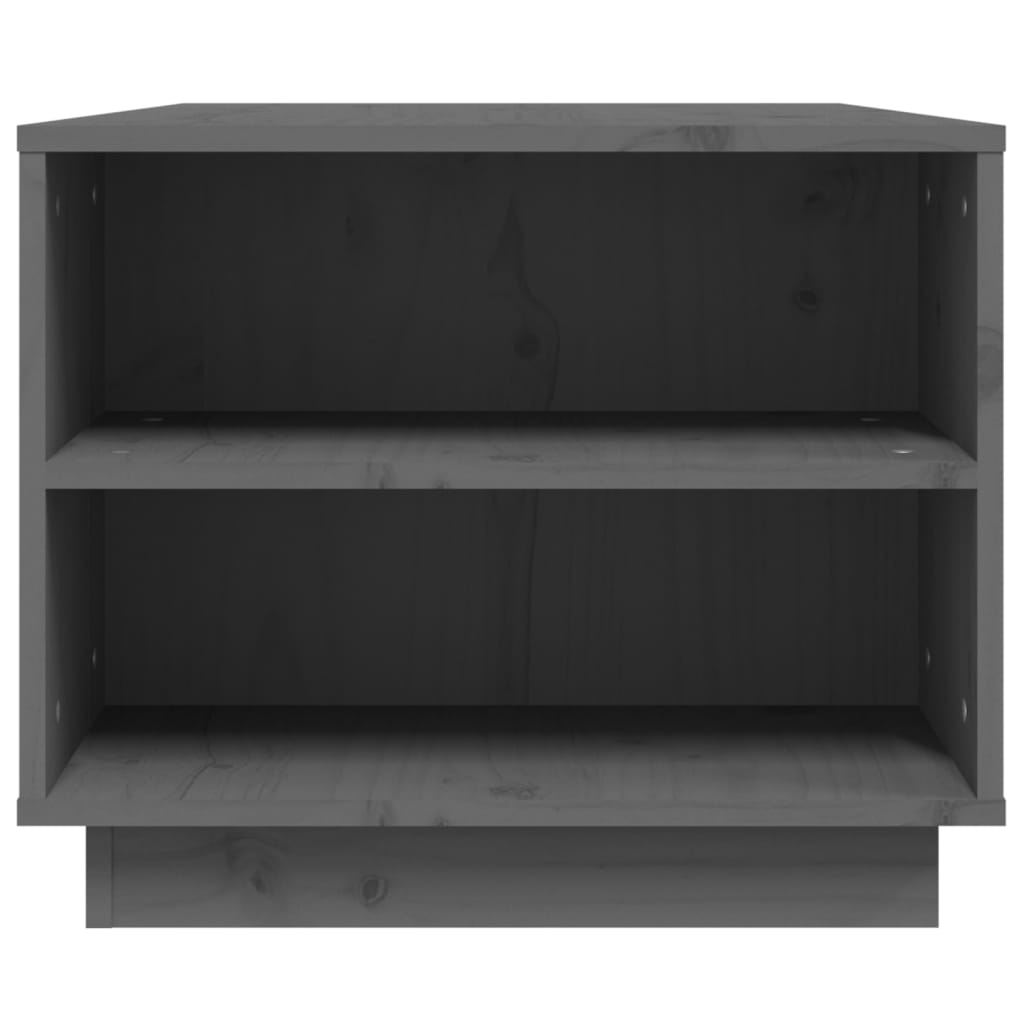 Măsuță de cafea, gri, 90x49x40,5 cm, lemn masiv de pin GartenMobel Dekor