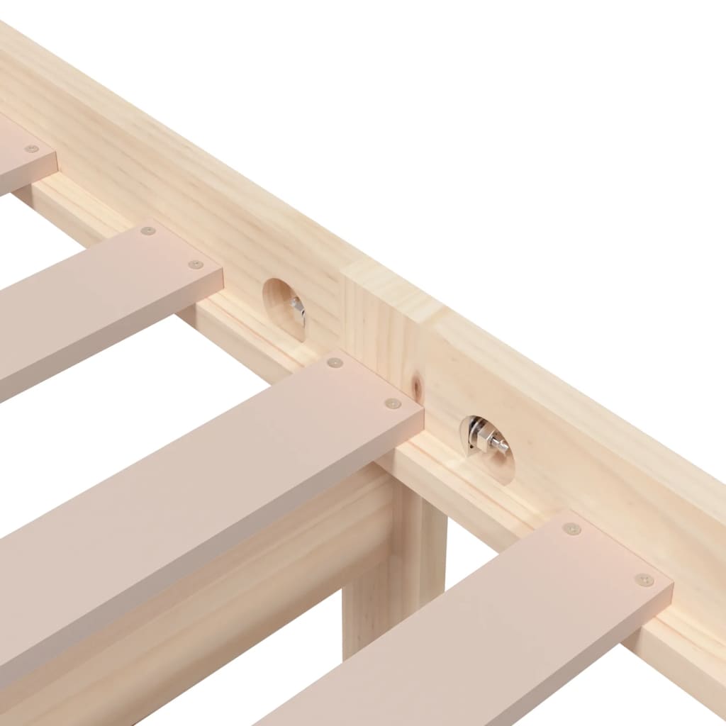 Cadru de pat single, 90x190 cm, lemn masiv GartenMobel Dekor