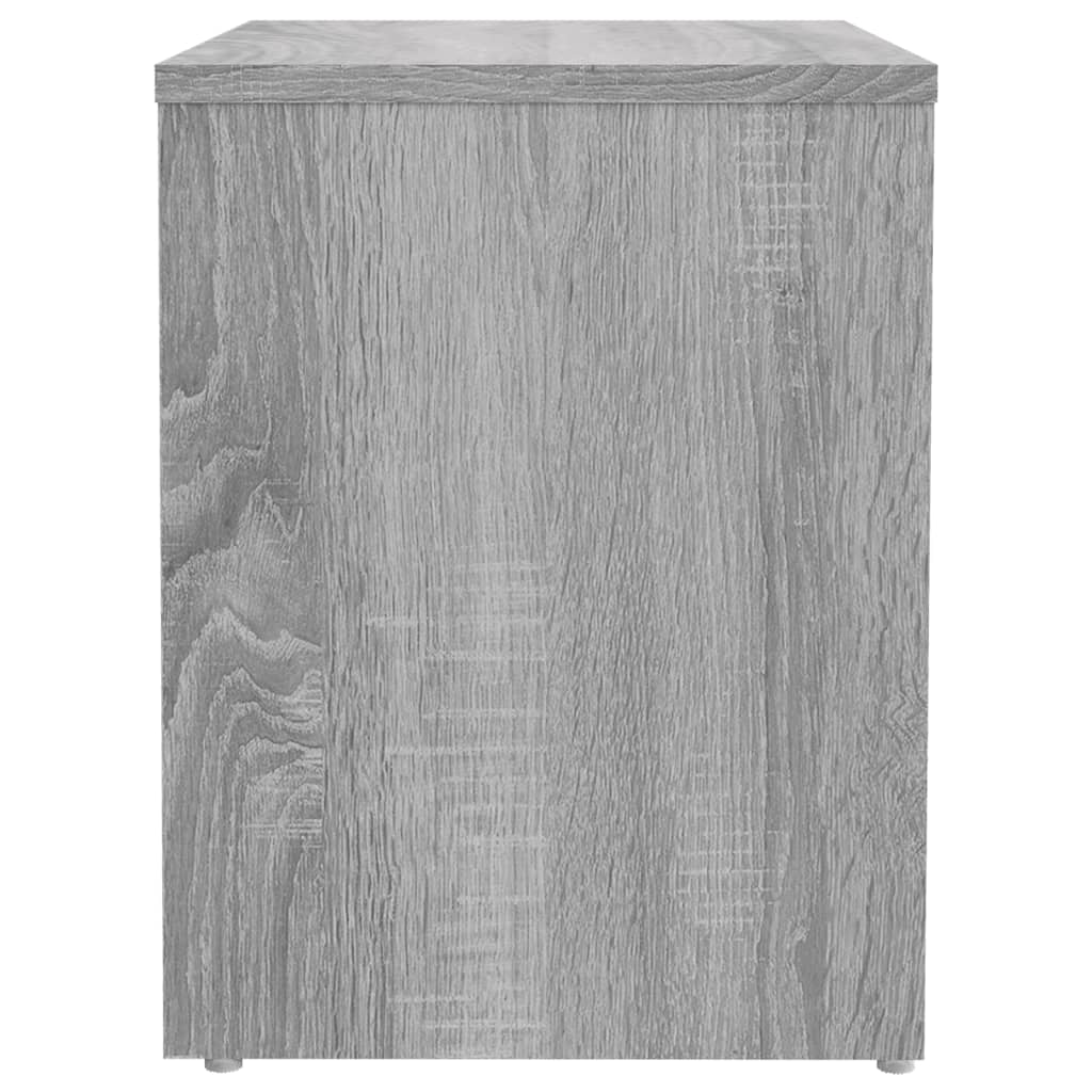 Noptiere, 2 buc., gri sonoma, 40x30x40 cm, lemn prelucrat GartenMobel Dekor