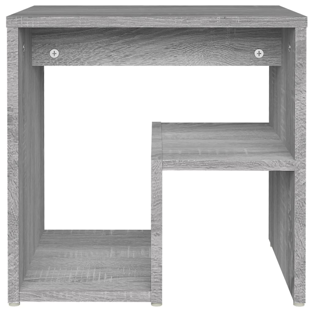 Noptiere, 2 buc., gri sonoma, 40x30x40 cm, lemn prelucrat GartenMobel Dekor