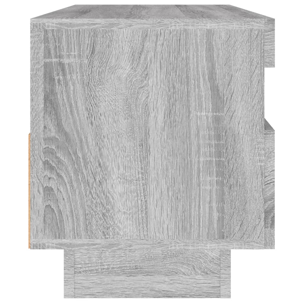 Comodă TV cu lumini LED, gri sonoma, 100x35x40 cm GartenMobel Dekor