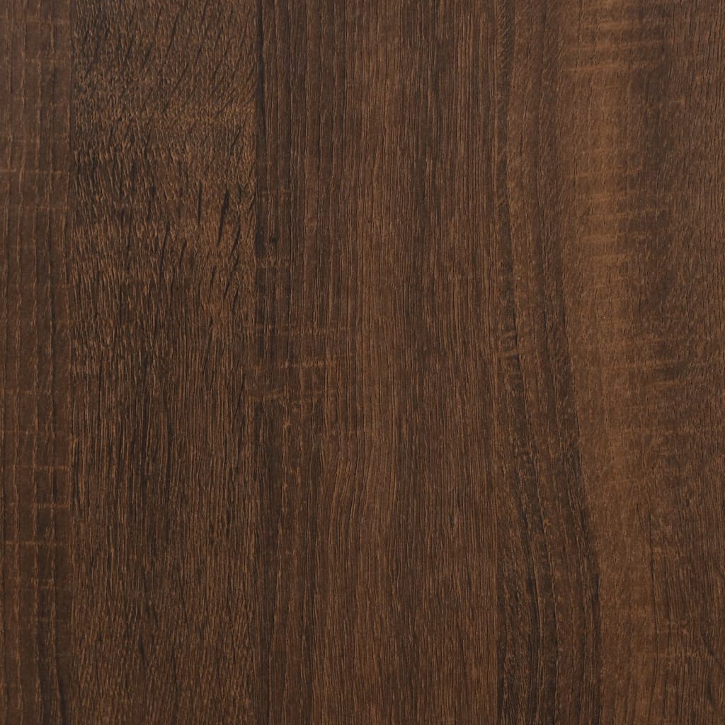 Rafturi de perete cub, 4 buc. stejar maro, 80x15x26,5 cm, lemn GartenMobel Dekor