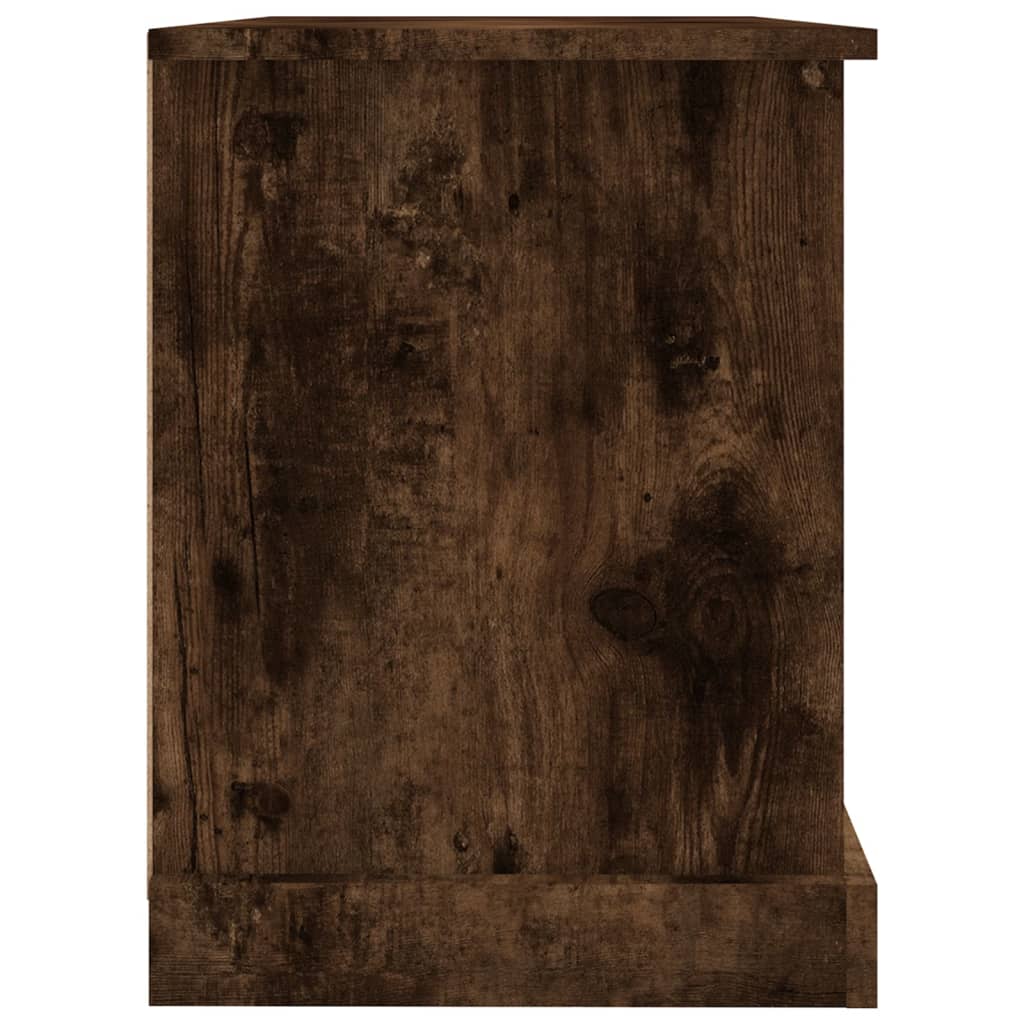 Comodă TV, stejar afumat, 73x35,5x47,5 cm, lemn prelucrat GartenMobel Dekor