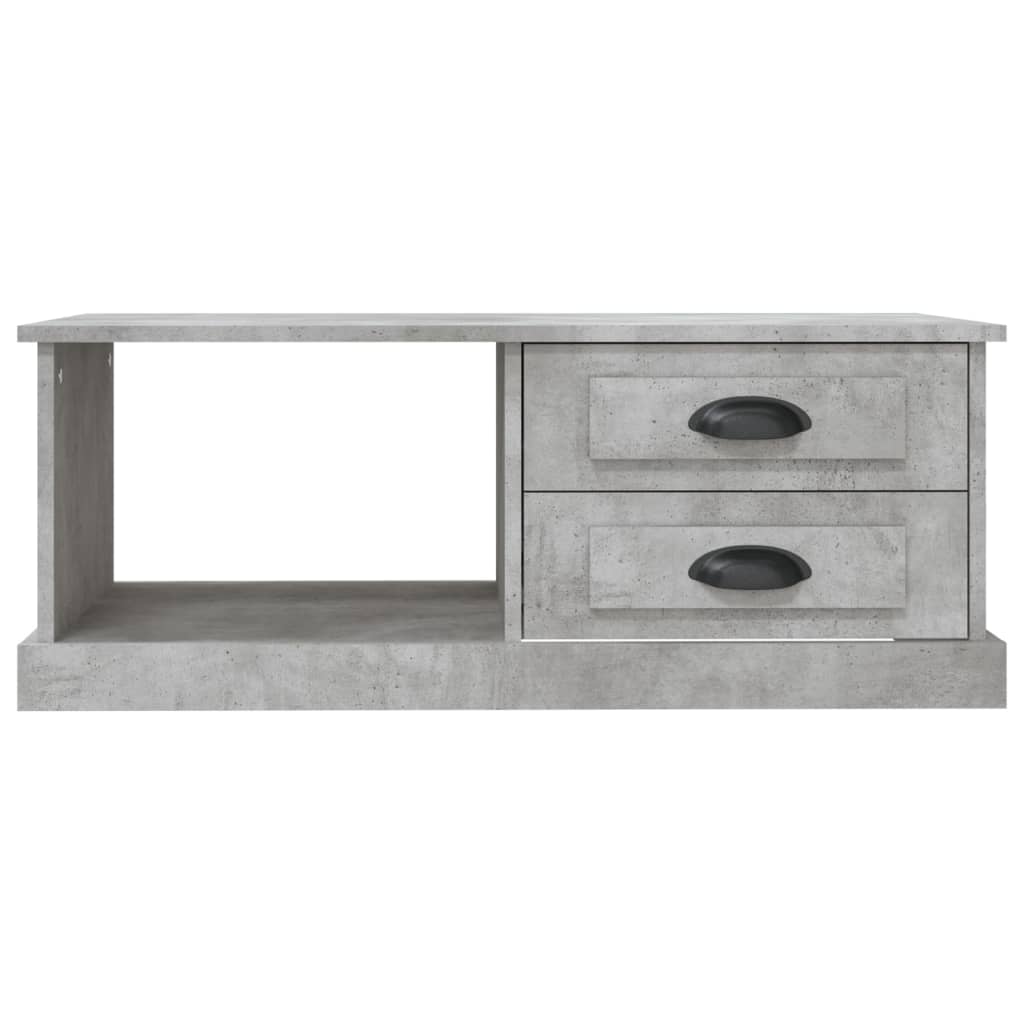 Măsuță de cafea, gri beton, 90x50x35 cm, lemn compozit GartenMobel Dekor