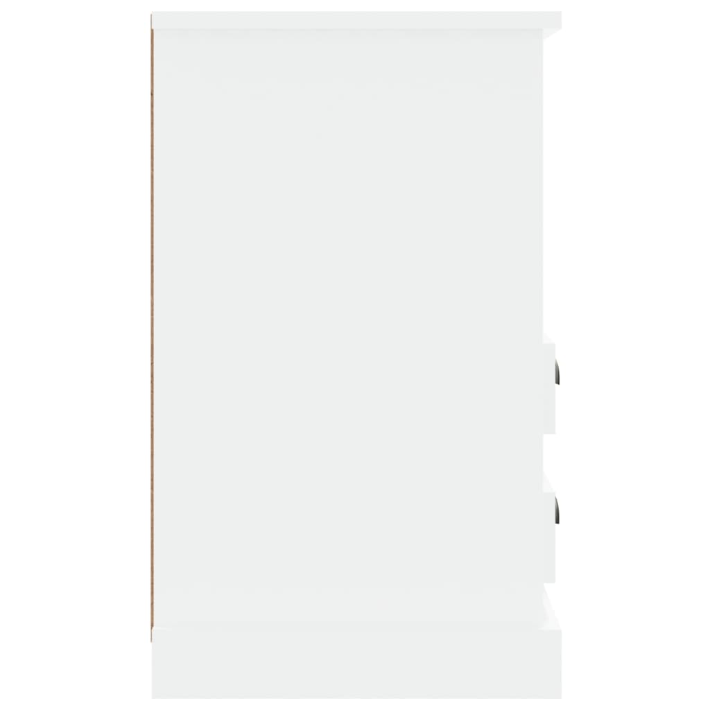 Noptiere, 2 buc., alb, 43x36x60 cm GartenMobel Dekor